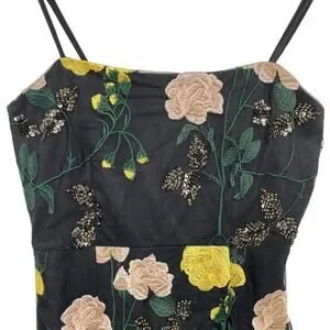 Lulus | Dresses | Lulus Rue Black Floral Embroidered Sequin Bodycon Mini  Dress 25 | Poshmark